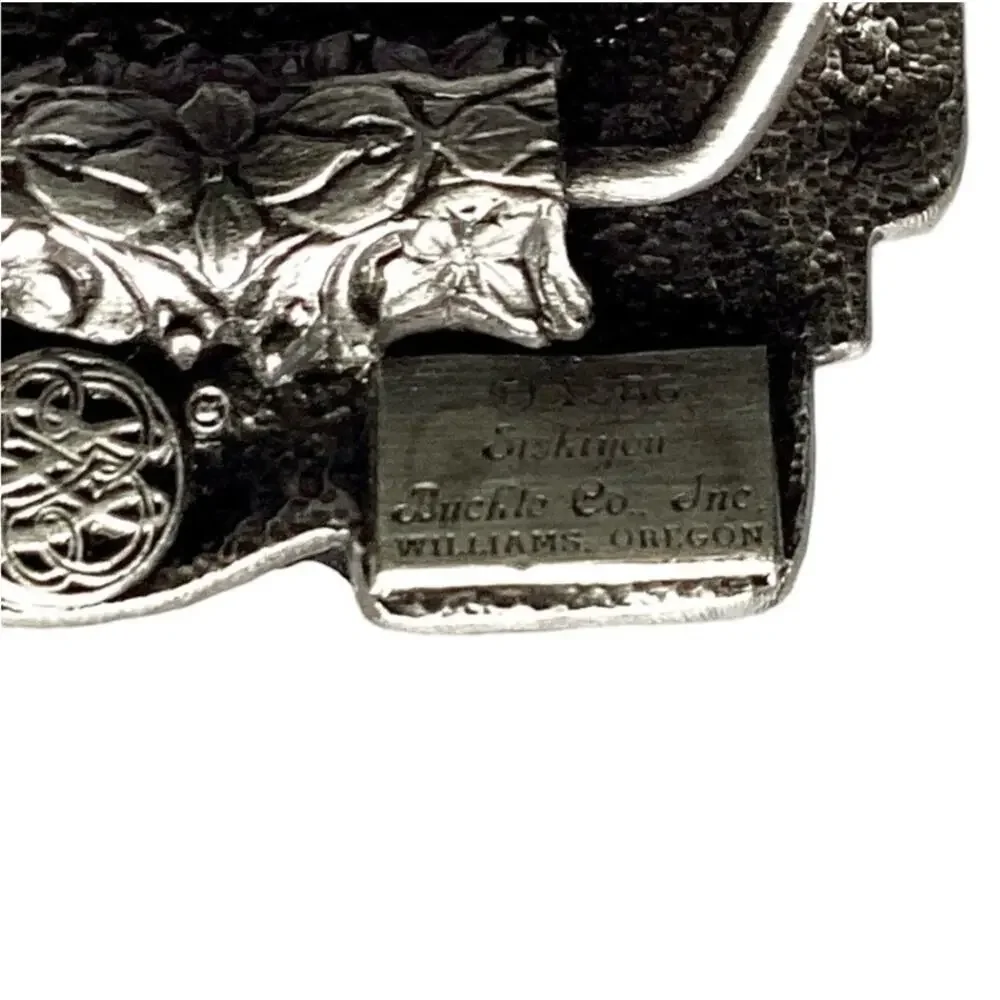 Vintage 1986 Siskiyou Alaska State Commemorative Gold Miner Belt Buckle